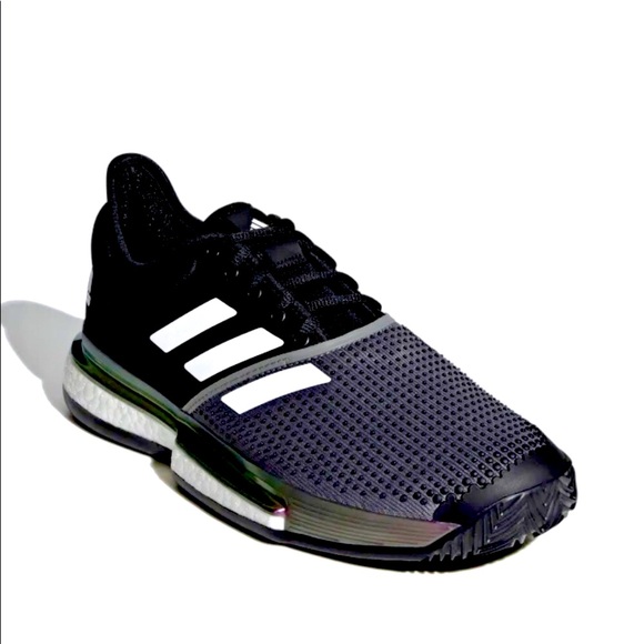 NWB adidas SoleCourt Prime Blue Tennis Shoes - Picture 6 of 13